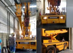 Remoção Industrial com Guindaste Industrial Broderson IC-250