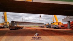 Içamento, Transporte e Montagem de Vigas com Guindastes e Caminhões