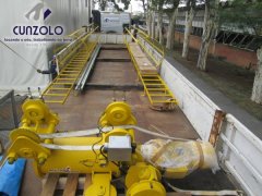 Içamento de Ponte Rolante com Guindaste Articulado Hiab 377