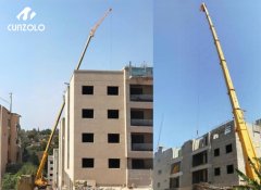 Construção de Prédio com Guindaste 